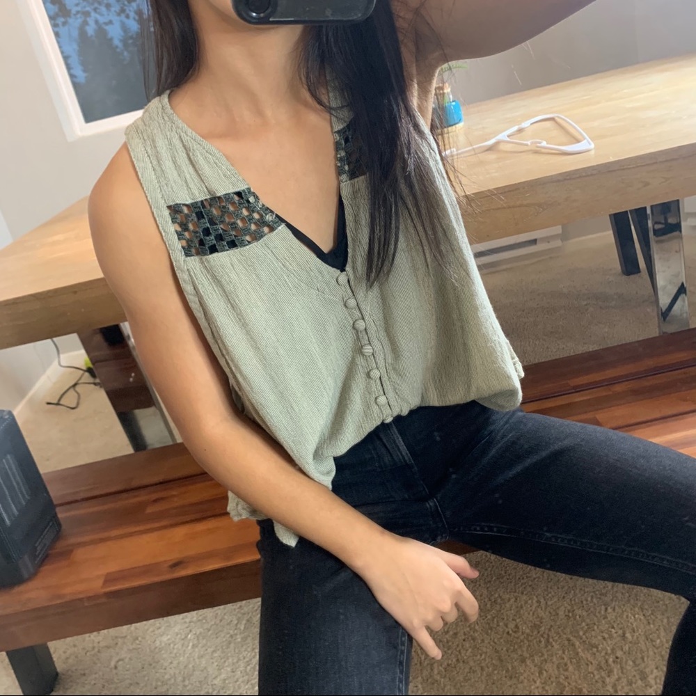 Free People XS Flowy Tank Top